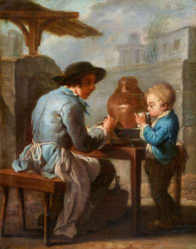 Jean-Baptiste Charpentier der ÄltereGetränkeverkäufer und trinkender Knabe