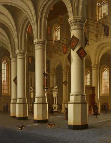 Hendrick Cornelisz van VlietInterieur der Nieuwe Kerk in Delft mit dem Grab Wilhelms I. von O