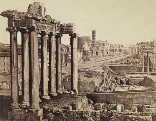 James AndersonTempel des Saturn, Forum Romanum