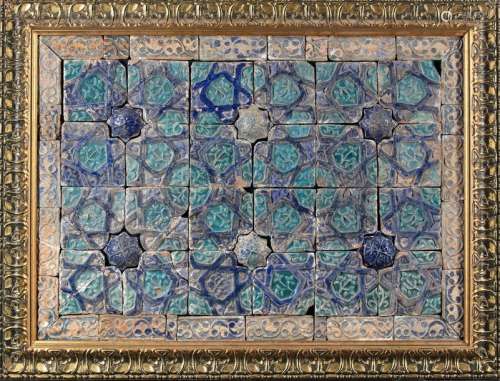 Moulded Pottery Tile Panel Cen…