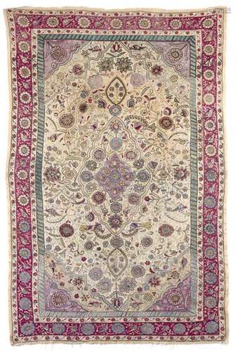 A Silk Caucasian Embroidered P…