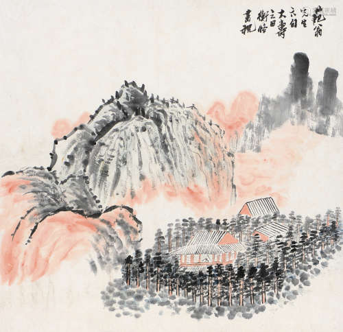 陈衡恪（1876～1923） 山水 镜心 设色纸本
