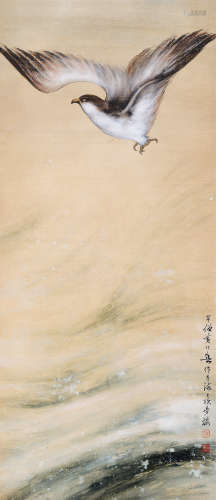 黄幻吾（1906～1985） 海鸥 镜心 设色纸本
