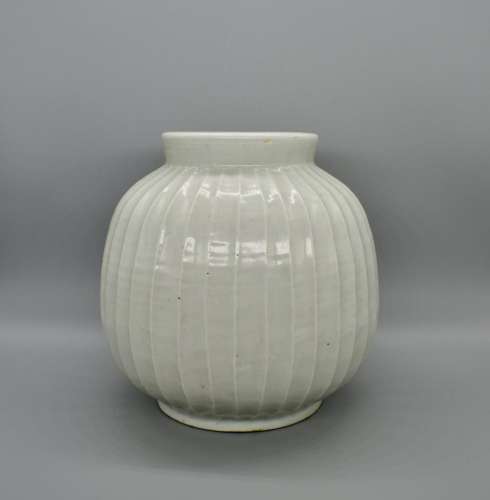 White Glazed Vase