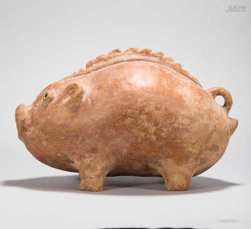 ceramic pig shaped ornament from the Hong Shan Culture紅山文化時期
陶器豬