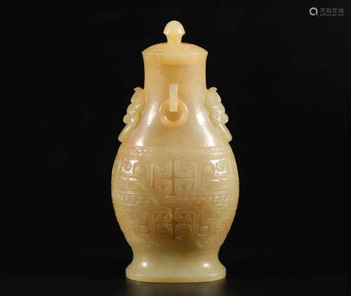 HeTian Jade Vese from Han漢代和田玉瓶