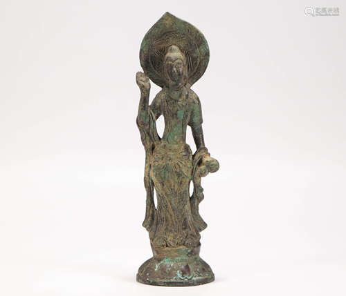 Bronze Buddha Statue from Tang唐代青銅觀音造像