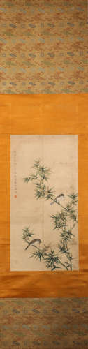 Ink Landscapr Painting from WanRong Silk Edition from Qing清代水墨畫
婉容
絹本立軸