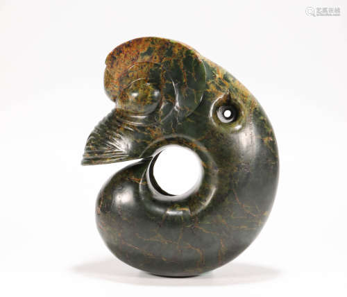 Jade Dragon Pig from HongShan Culture红山文化玉猪龙