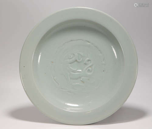 Green Porcelain Plate from Ming明代青瓷盤