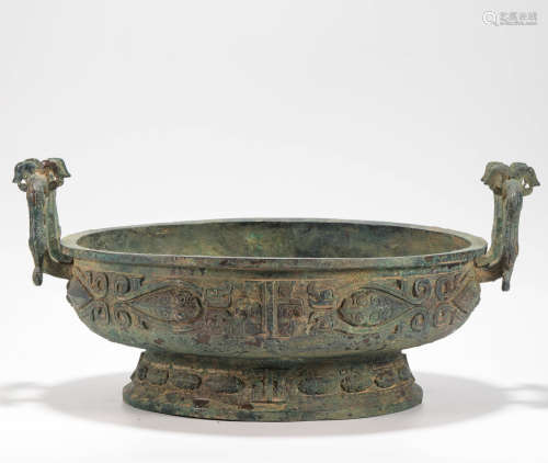 bronze plate from Shang and Zhou商周青銅盤