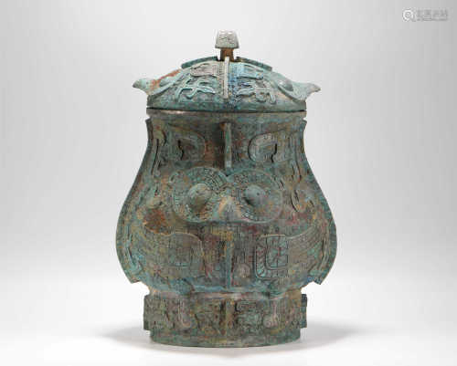 bronze zun from Shang and Zhou商周青銅尊