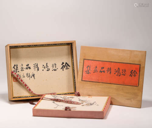Ink Landscape Painting Album XuBeiHong from Qing清代水墨畫
徐悲鸿
紙本册頁