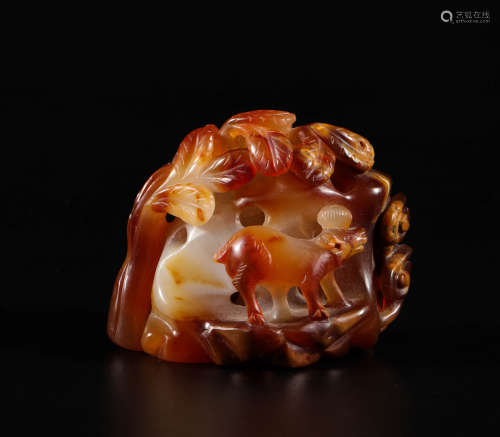 Agate Mountain Ornament from Liao遼代瑪瑙山子