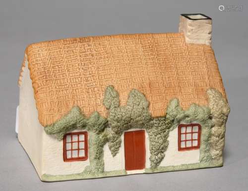 A W H GOSS MODEL OF A MANX COTTAGE, EARLY 20TH C, 12CM L, PRINTED MARK Good condition; no