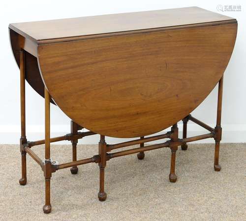 A VICTORIAN MAHOGANY SPIDER LEG TABLE, LATE 19TH C, 69CM H; 87 X 114CM Top faded consistent with