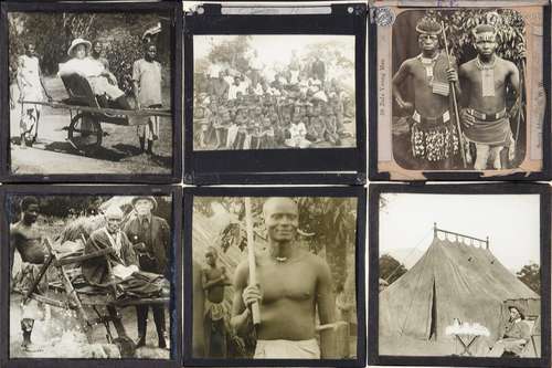 PHOTOGRAPHY - MISSIONARY WORK IN SOUTH AFRICA. TWENTY SIX MAGIC LANTERN SLIDES, C1900-20,