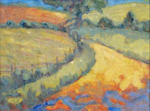 BARBARA DOYLE, NÉE BANKS - LANDSCAPES AND OTHER SUBJECTS, TEN, SEVERAL INSCRIBED ON LABEL VERSO, OIL