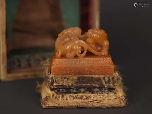 A Chinese Tianhuang Stone Seal