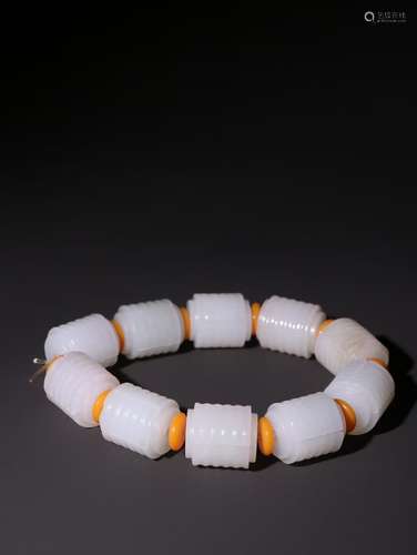 A Chinese Hetian Jade Bracelet