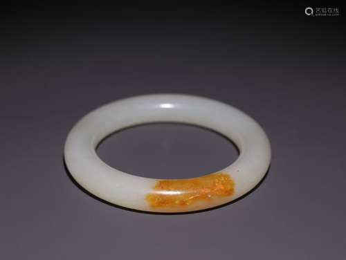 A Chinese Hetian Jade Bangle