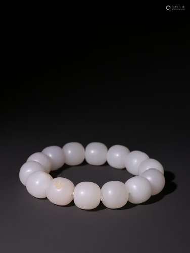 A Chinese Hetian Jade Bracelet