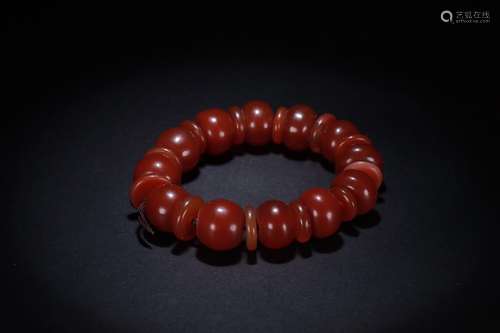 A Chinese Agate Bracelet