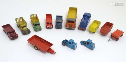 Toys: A quantity of Dinky Toys die cast scale model vehicles comprising, Foden Diesel 8 Wheel Wagon,