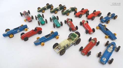 Toys: A quantity of Lesney die cast scale model racing cars, models to include Maserati 4CLT/1948,