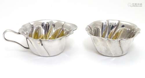 A silver plate cream jug and sugar bowl by WMF (2) Please Note - we do not make reference to the