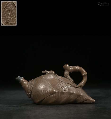 A Chinese Zisha Teapot With Mark