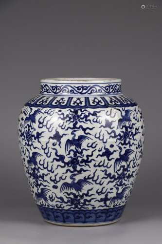 A Chinese Porcelain Blue&White Jar