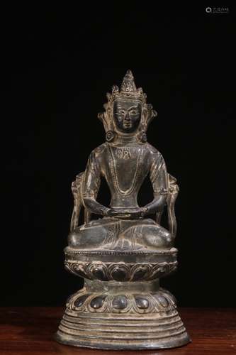 A Chinese Bronze Bodhisattva Tara Statue