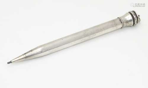 A vintage ' Eversharp' silver plated pencil Please Note - we do not make reference to the