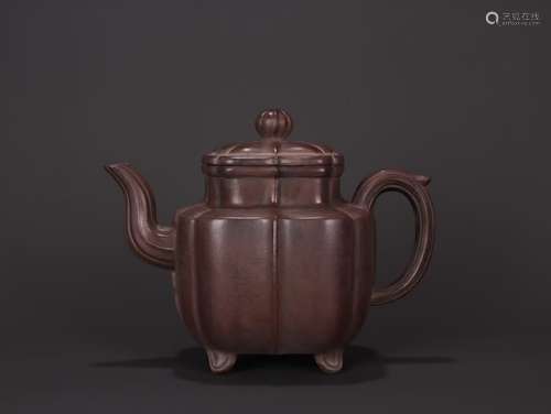 A Chinese Zisha Teapot With Mark