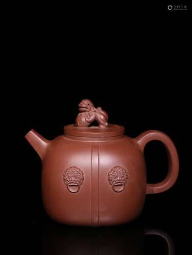 A Chinese Zisha Teapot With Mark