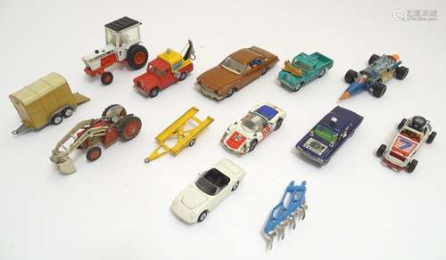 Toys: A quantity of Corgi Toys die cast scale model vehicles comprising, Rice's Pony Trailer, no.