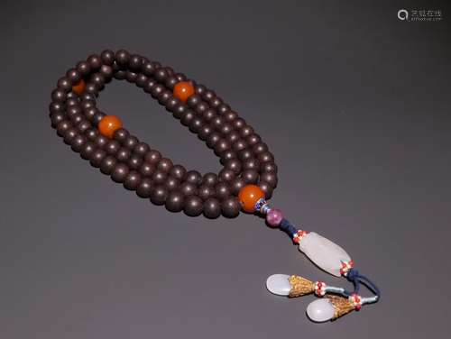 A Chinese Agarwood Rosary