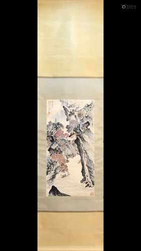 A Chinese Painting Of Figure Story, Zheng Wuchang Mark