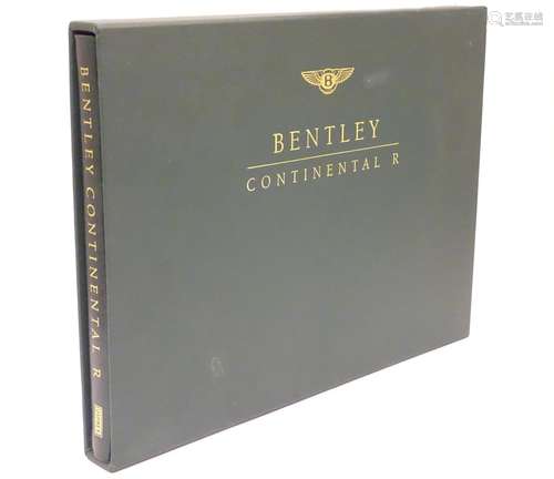 Book : Bentley Continental R (Ian Adcock, pub. Osprey Automotive 1992) First edition, bound in green