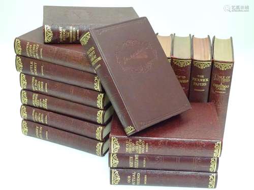 Books : twenty five novels by Charles Dickens in sixteen volumes, (pub. Hazel Watson & Viney c.1930)