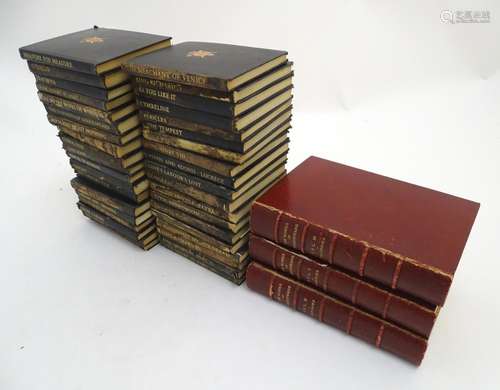 Books: A large quantity of Shakespeare works from The New Temple Shakespeare collection in