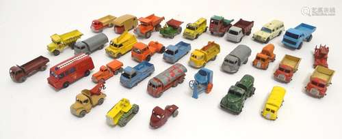 Toys: A large quantity of Lesney / Moko / Matchbox die cast scale model vehicles comprising