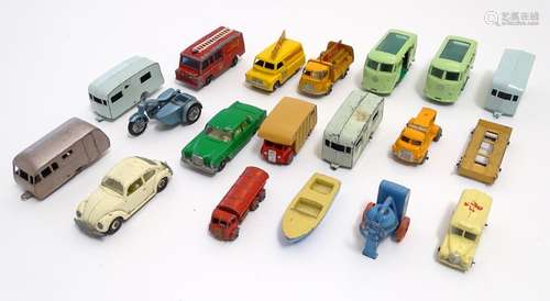 Toys: A large quantity of Lesney / Moko / Matchbox die cast scale model vehicles, comprising