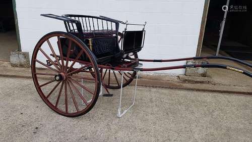 Horse-drawn Carriage : An early 20thC stick back pony show gig by J. A Lawton of Liverpool. To