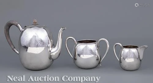 K. Uyeda Sterling Silver Tea Service