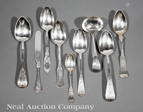 American Coin Silver and Sterling Silver Spoons