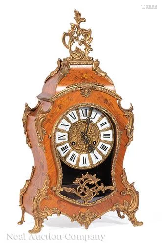 Bronze-Mounted Kingwood Bracket Clock