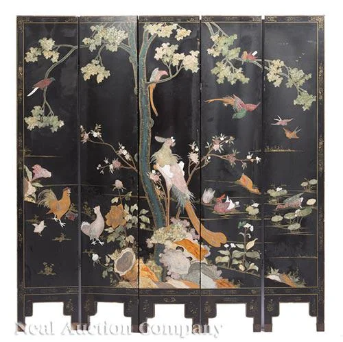Chinese Five Panel Screen