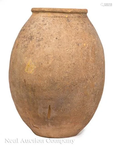 Large Stoneware Olive Jar